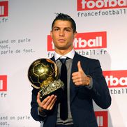 Primul Balon de Aur câștigat de Cristiano Ronaldo. foto: Imago