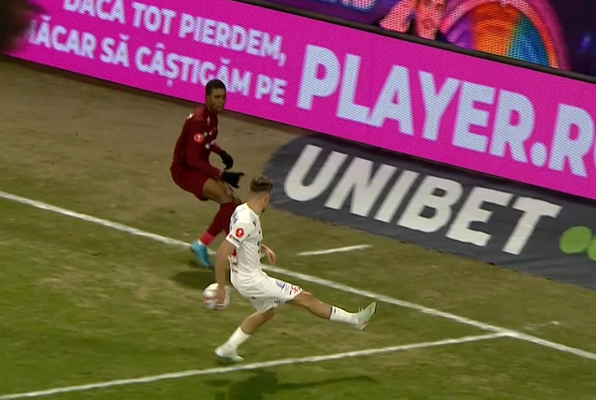 Cei de la CFR Cluj ar fi putut primi penalty în meciul cu Hermannstadt, din runda cu numărul #25 din Superliga.