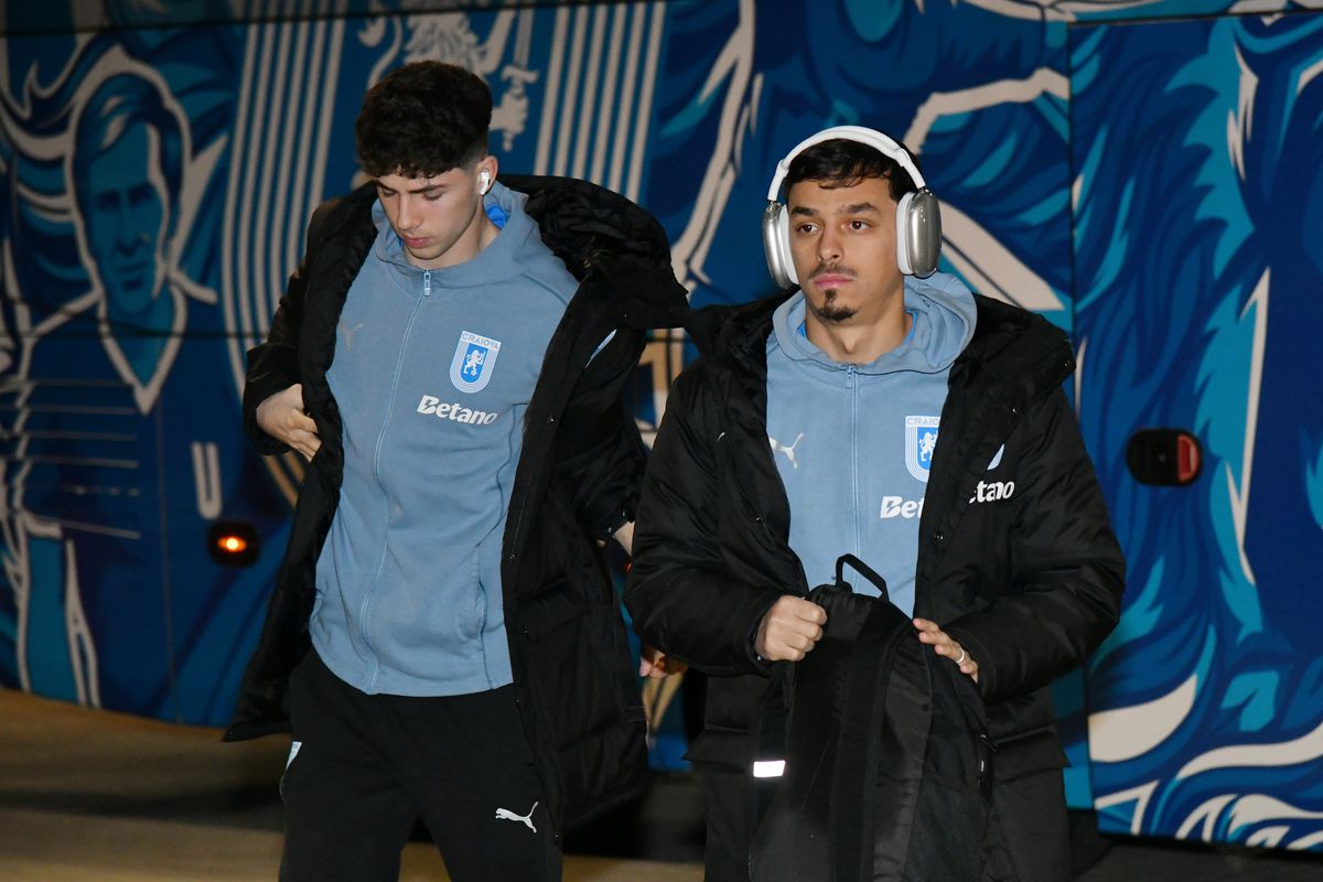 U Craiova - U Cluj, imagini surprinse îniante de meci