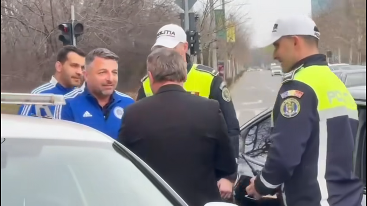 Poliția Capitalei, surpriză pentru Gică Hagi de ziua lui » „Regele” a fost urmărit și oprit în trafic