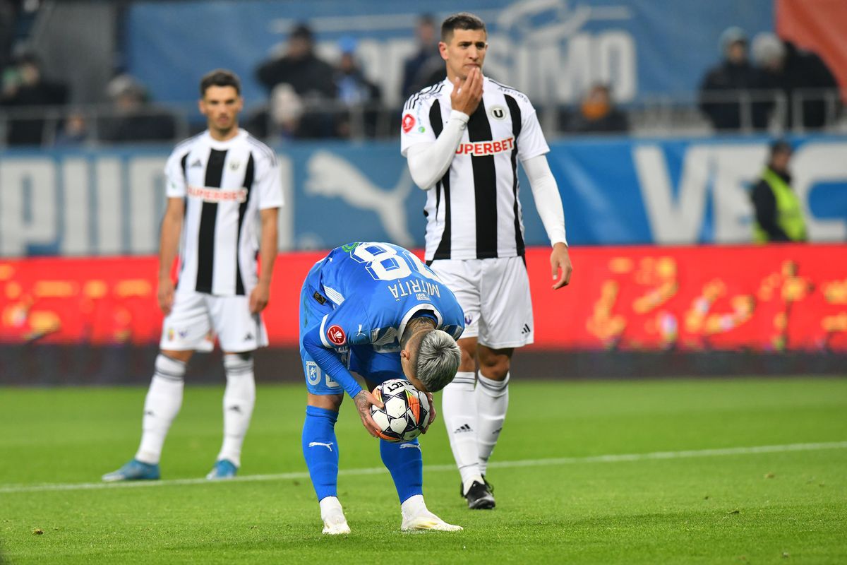 Universitatea Craiova - U Cluj a fost un duel cu năbădăi! Două penalty-uri, un „roșu”, 11 „galbene” și ocazii la fiecare atac » Clasamentul arată INCREDIBIL în acest moment