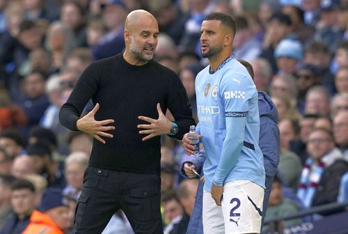 Kyle Walker l-a dezamăgit pe Pep Guardiola. Foto: Imago