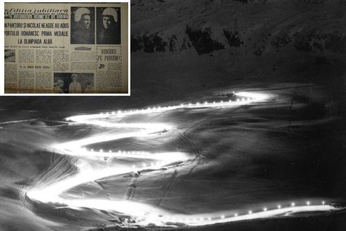 Pista de bob pe care au concurat Panțuru și Neagoe