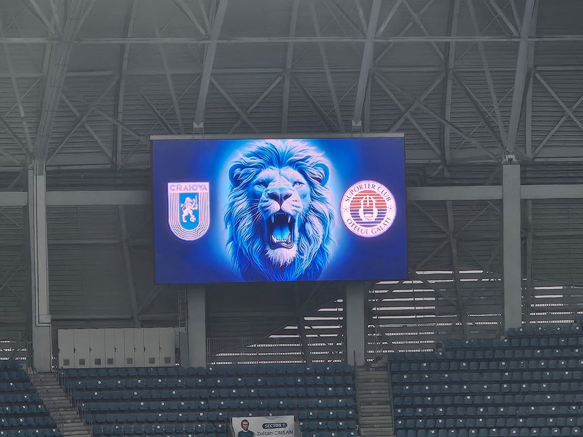 Universitatea Craiova - Oțelul, imagini dinaintea meciului