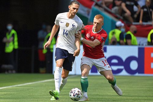 Laszlo Kleinheisler, aici în acțiune contra Franței la Euro 2020 // foto: Guliver/gettyimages