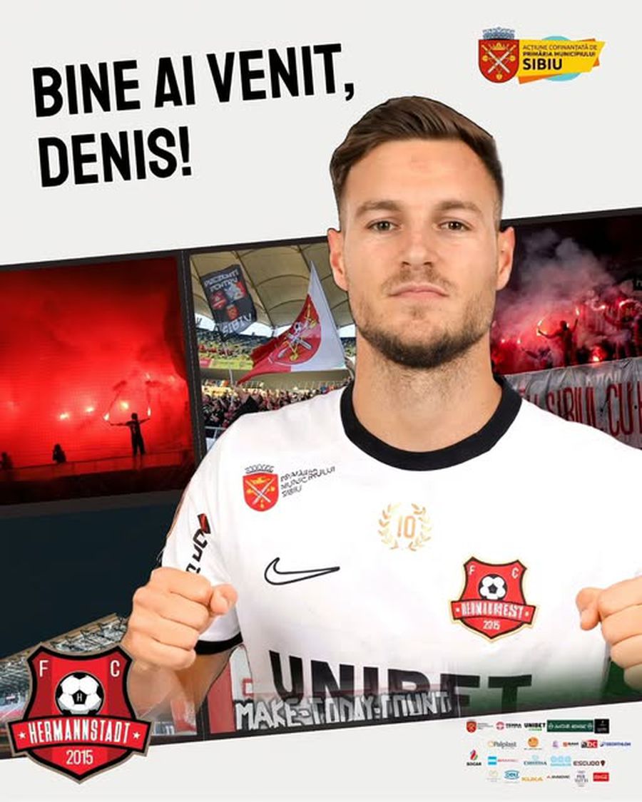 La câteva minute după FCSB - Botoșani, Dennis Politic a fost prezentat oficial în Superliga