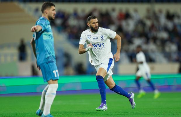 Al-Okhdood - Al Hilal » SET încasat de Șumudică: a primit 3 goluri doar de la Benzema!