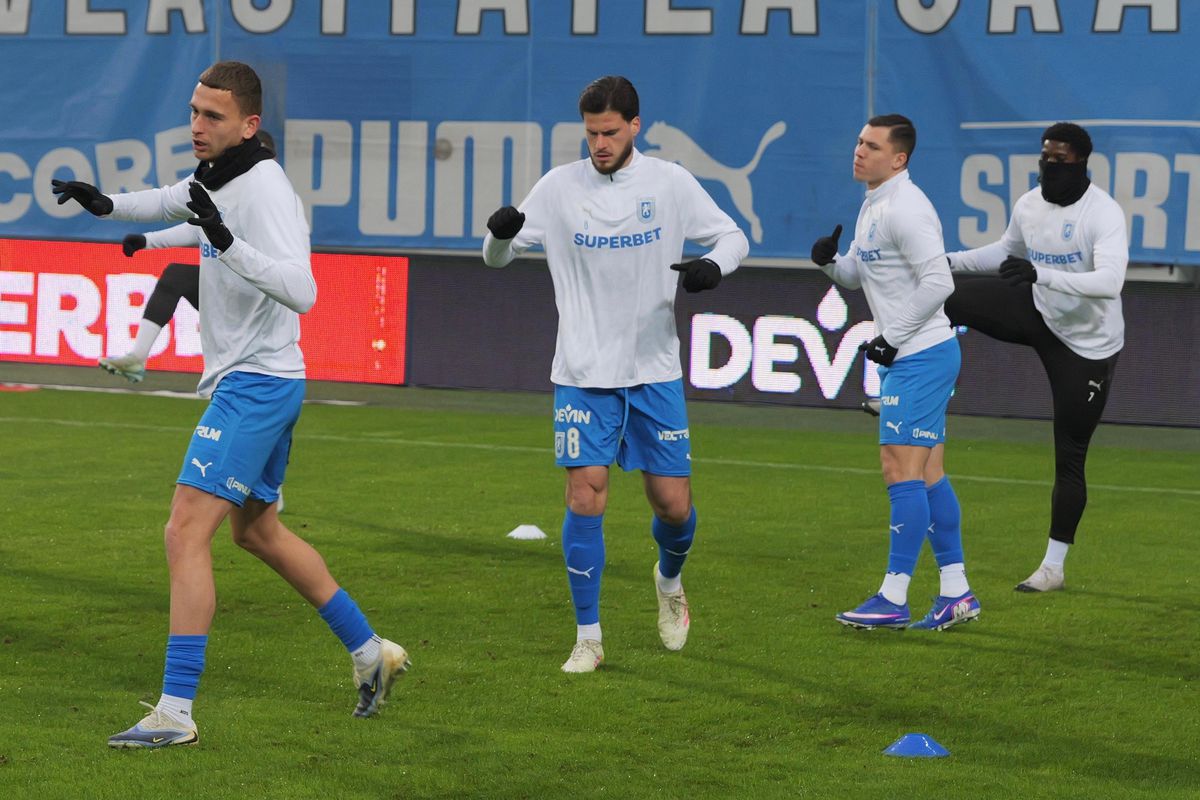 Universitatea Craiova - Oțelul, imagini dinaintea meciului