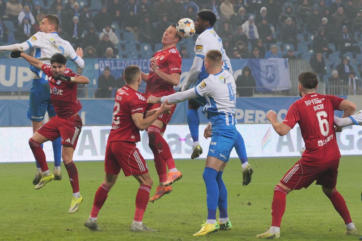 Universitatea Craiova - Oțelul » Gol anulat în minutul 88, se verifică la VAR