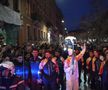 Cristi Chivu poartă flacăra olimpică prin Milano / FOTO: Captură X