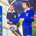 Costică Ștefănescu, în dreapta, într-un Fortuna Dusseldorf - Universitatea Craiova 1-1, în 1978, foto: Imago
