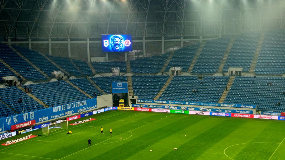 Universitatea Craiova - Oțelul, imagini dinaintea meciului