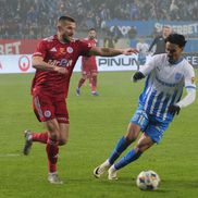 Ștefan Baiaram în Universitatea Craiova - Oțelul // foto: Andrei Furnigă (GSP.ro)