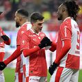 În dreapta, Mamoudou Karamoko și cel despre care Panduru crede că va fi titular contra Craiovei, Alberto Soro // foto: Imago Images