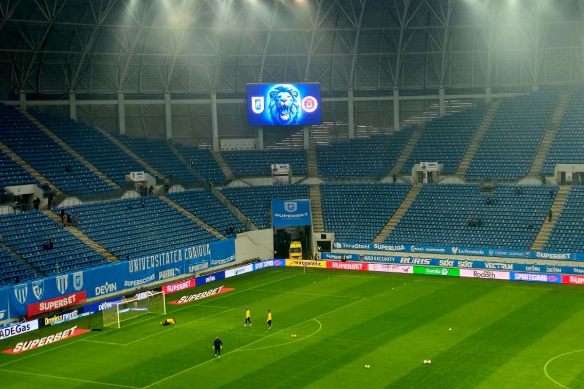 Universitatea Craiova - Oțelul, imagini dinaintea meciului