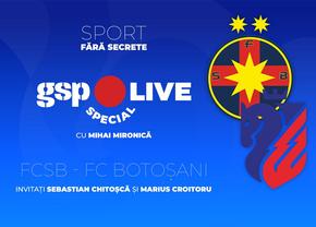 FCSB - FC Botoșani » Sebastian Chitoșcă și Marius Croitoru sunt invitații lui Mihai Mironică la GSP Live Special