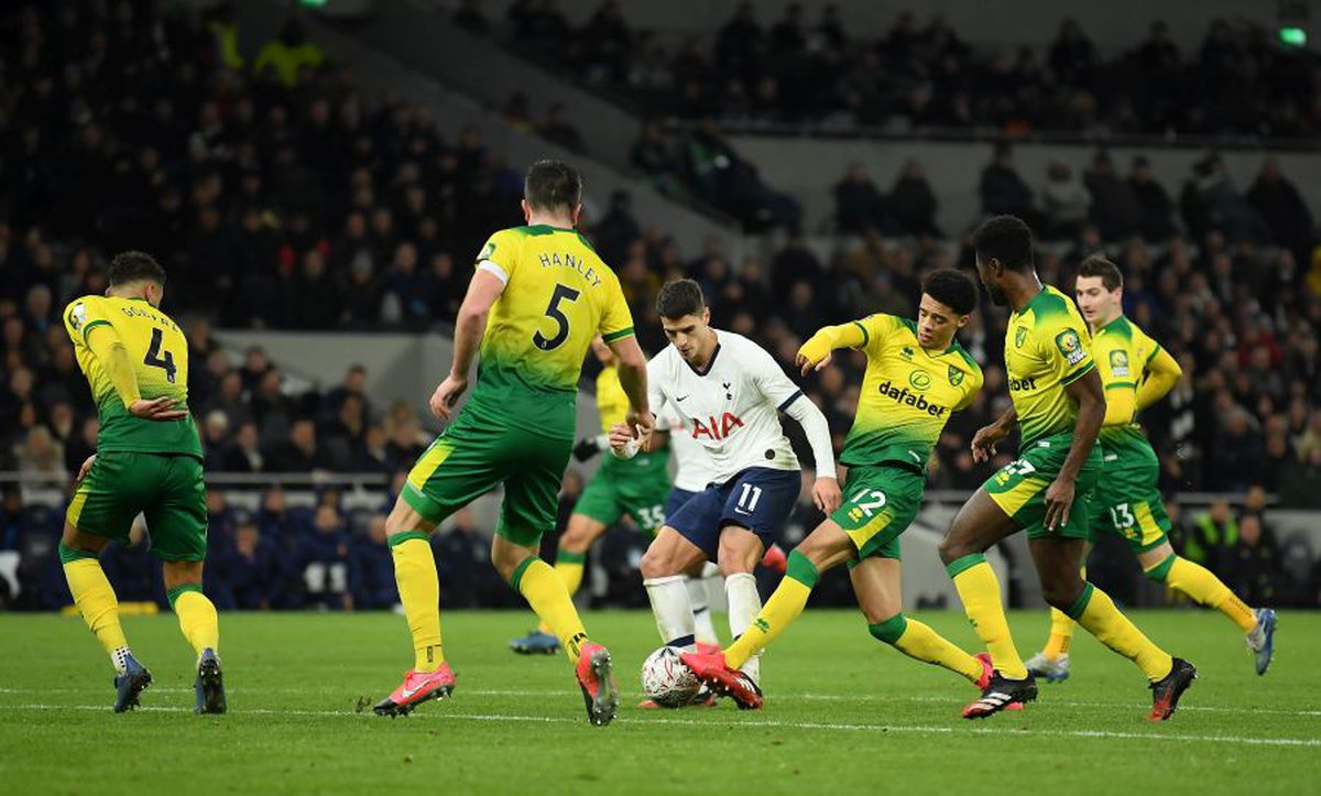 FOTO + VIDEO Scene incredibile! Vedeta lui Tottenham a sărit în tribune să se bată cu fanul: „E fratele meu, e fratele meu!"