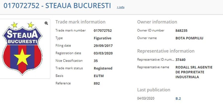FCSB // A obținut un certificat de înregistrare al mărcii Steaua și a încercat să i-l vândă lui Becali: „Talpan, stop joc!” » Răspuns categoric al patronului FCSB