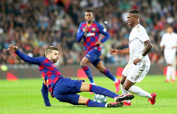 REAL MADRID. Vinicius a explicat cearta cu Pique din El Clasico: „Eu așa am crezut”