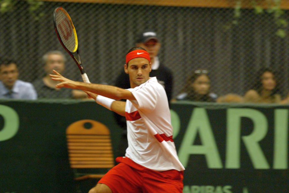 Hănescu - Federer, Davis Cup 2004 (România - Elveția)