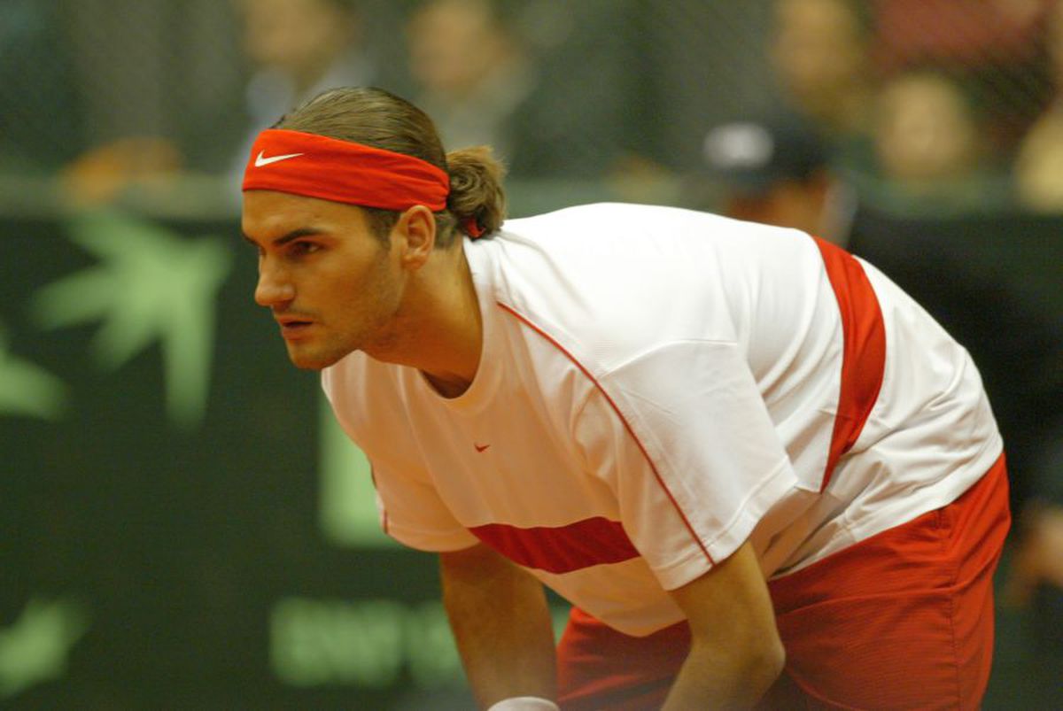 Hănescu - Federer, Davis Cup 2004 (România - Elveția)