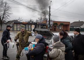 Fotografii tulburătoare din Ucraina bombardată de rachetele Rusiei