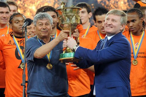 Rinat Akhmetov, alături de Mircea Lucescu