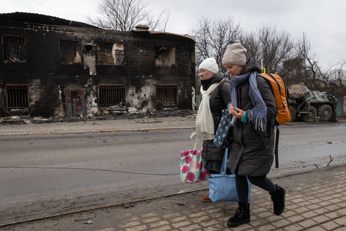 Fotografii tulburătoare din Ucraina bombardată de rachetele Rusiei