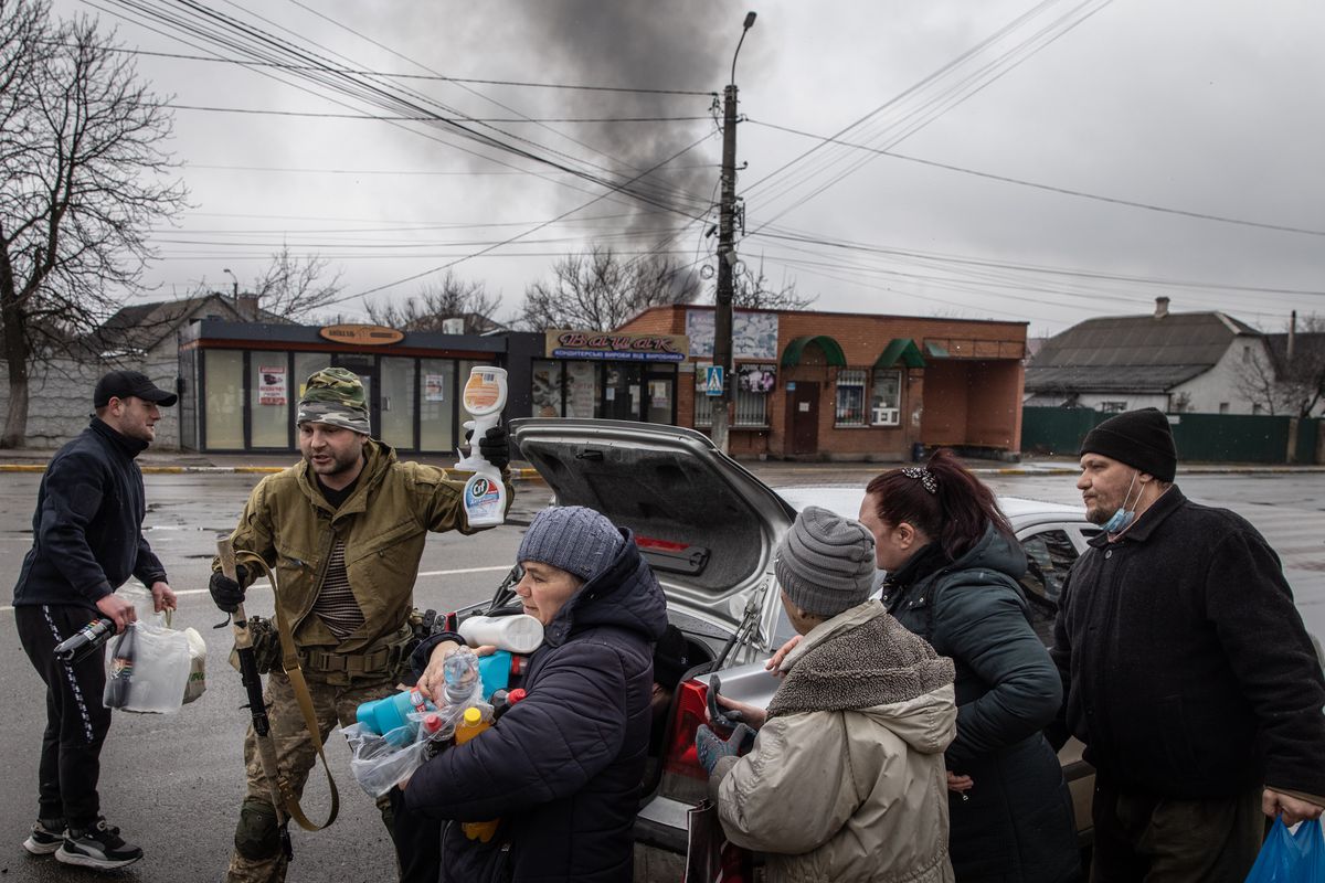 Fotografii tulburătoare din Ucraina bombardată de rachetele Rusiei