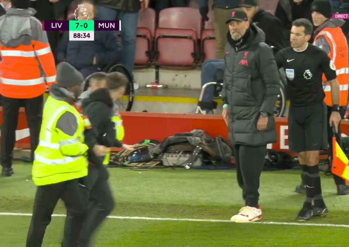 Criză de nervi a lui Jurgen Klopp pe margine, imediat după golul de 7-0 cu Manchester United! Ce a cauzat furia neamțului