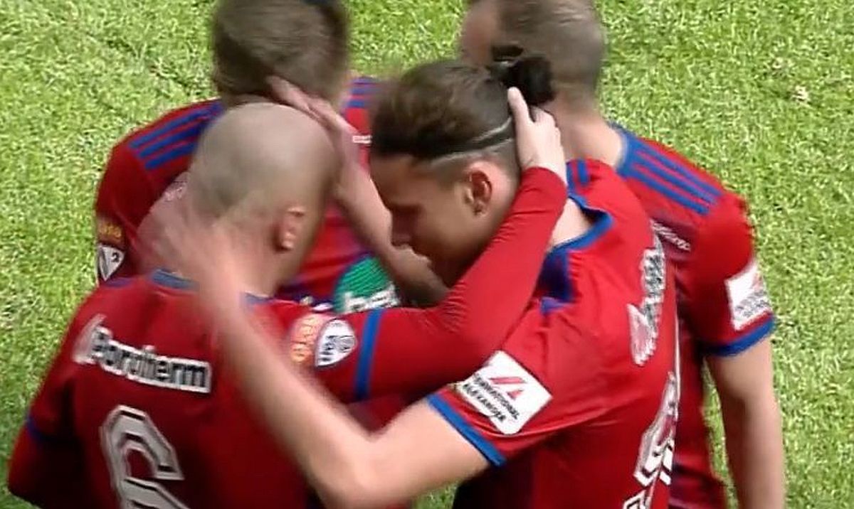 Atanas Trică, gol de PlayStation pentru CSA Steaua! La doar 16 ani, David Matei a reușit un assist genial