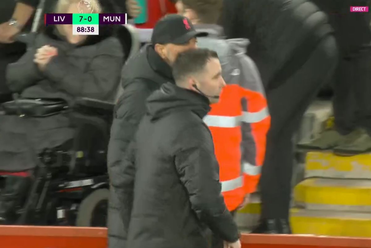 Criză de nervi a lui Jurgen Klopp pe margine, imediat după golul de 7-0 cu Manchester United! Ce a cauzat furia neamțului