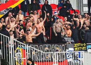 A expirat suspendarea ultrașilor. FCU Craiova va avea galerie la Sibiu, unde se poate decide calificarea în barajul de Conference League