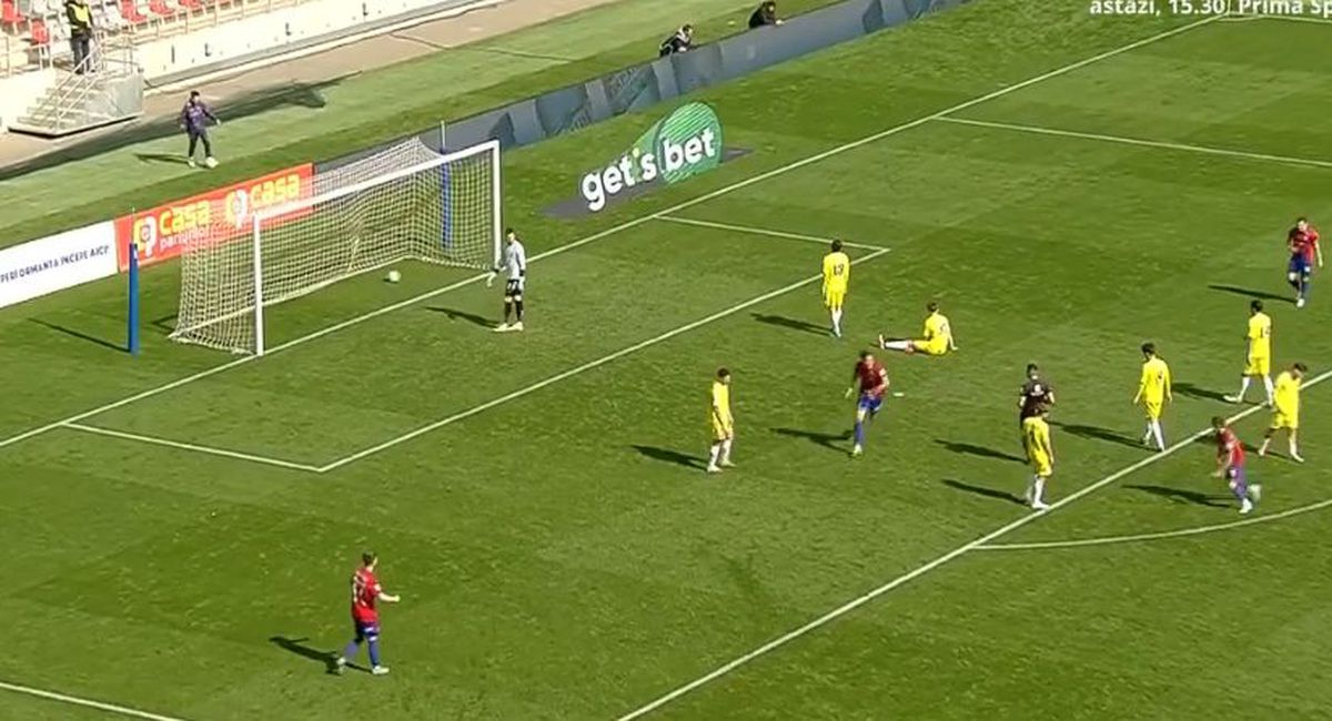Atanas Trică, gol de PlayStation pentru CSA Steaua! La doar 16 ani, David Matei a reușit un assist genial
