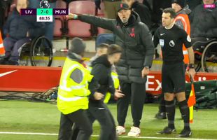 Criză de nervi a lui Jurgen Klopp pe margine, imediat după golul de 7-0 cu Manchester United! Ce a cauzat furia neamțului