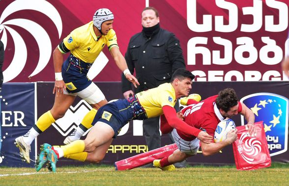 „Stejarii” sunt în finala mică la Rugby Europe Championship, după 7-31 cu Georgia