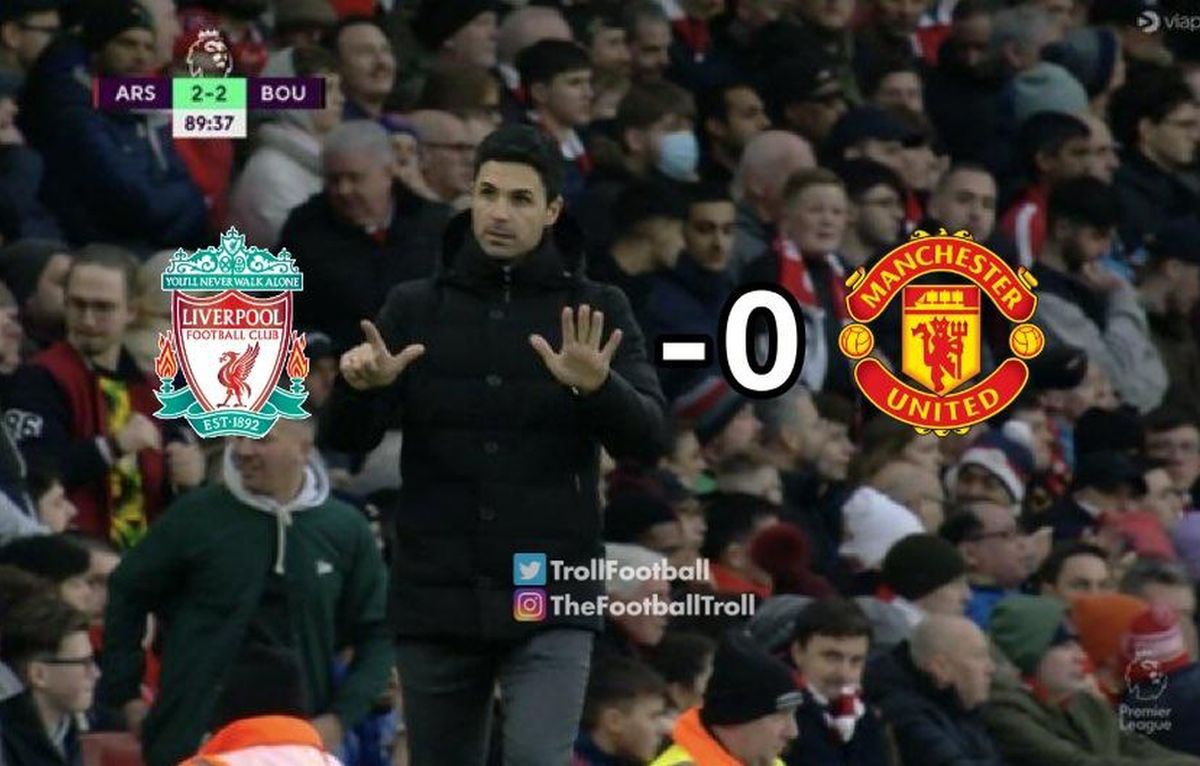 Internetul a „explodat” după Liverpool - Manchester United 7-0 » Cele mai înțepătoare meme-uri