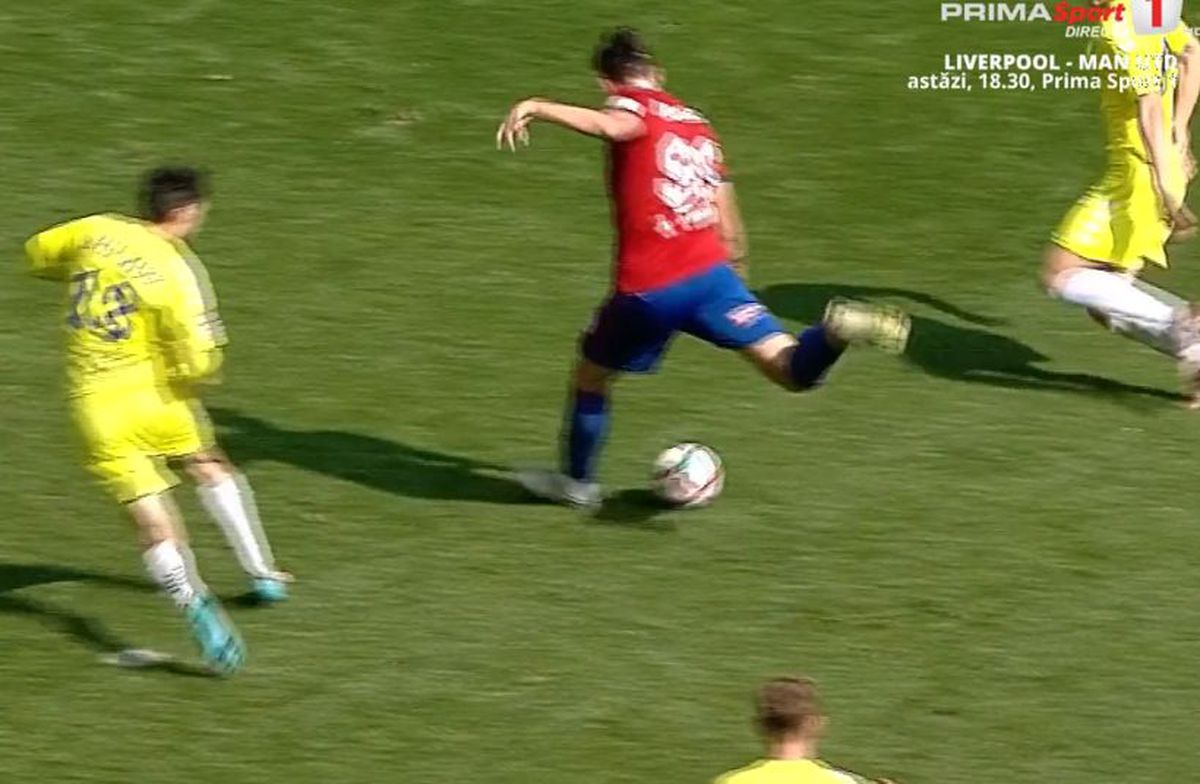 Atanas Trică, gol de PlayStation pentru CSA Steaua! La doar 16 ani, David Matei a reușit un assist genial