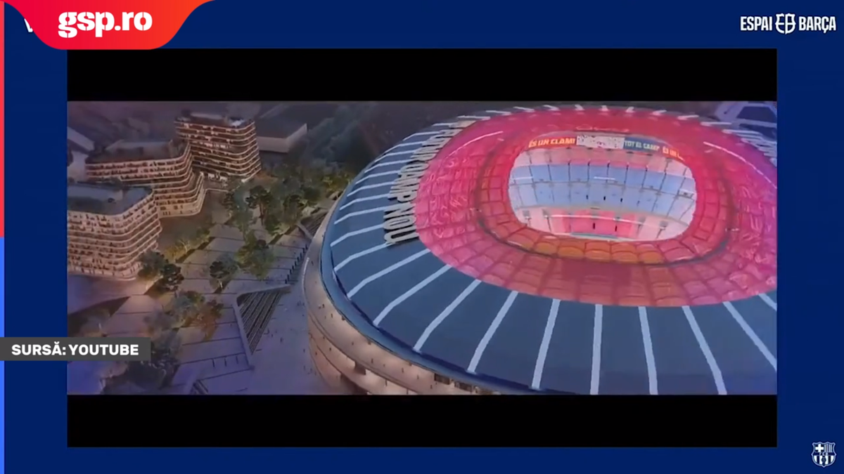 Imagini cu noul Camp Nou, arena Barcelonei
