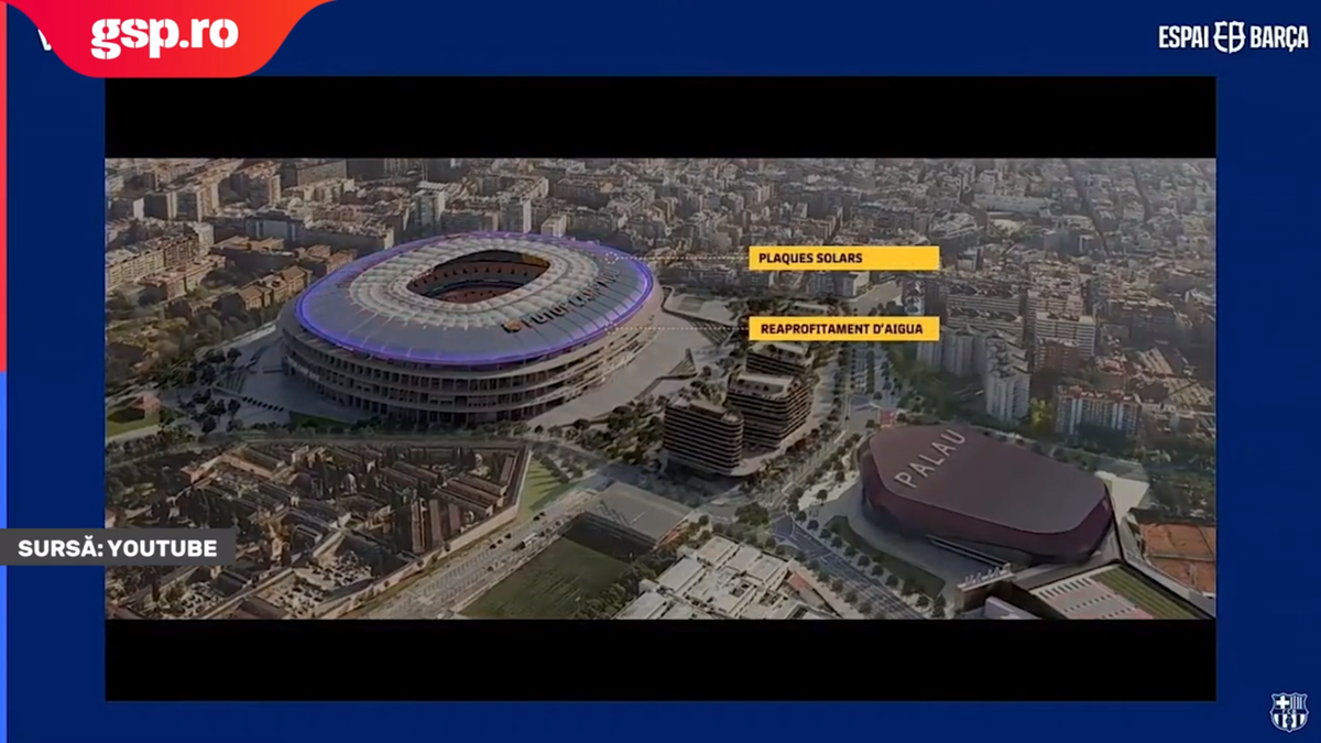 Imagini cu noul Camp Nou, arena Barcelonei