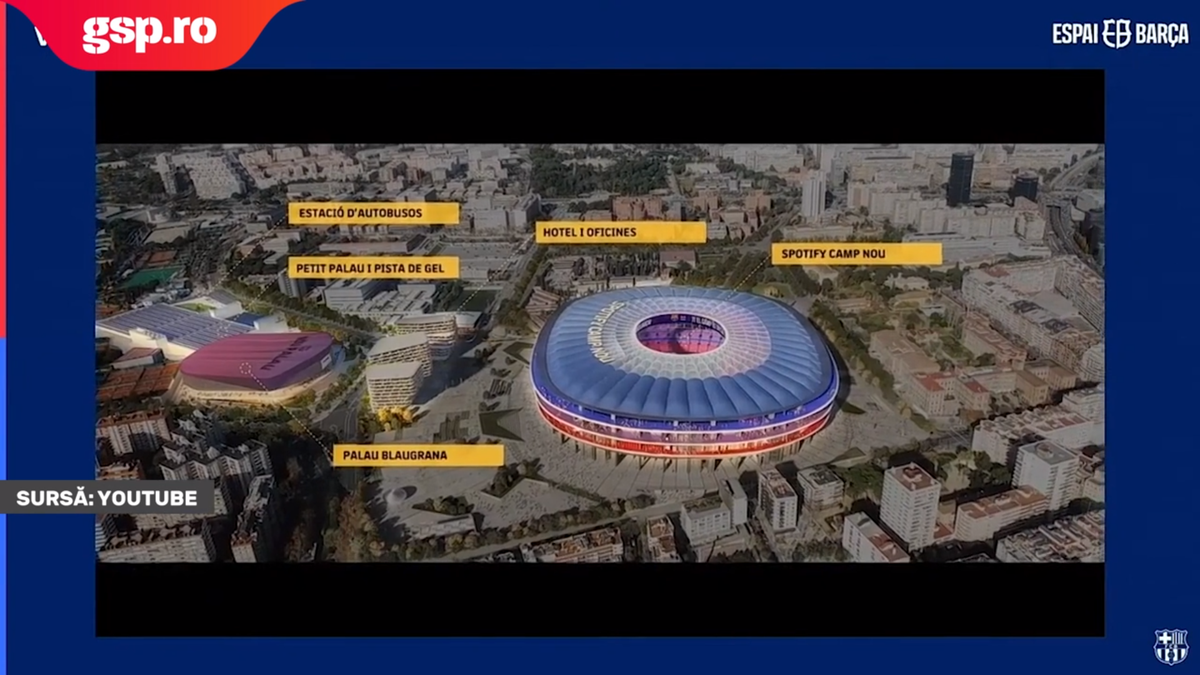 Imagini cu noul Camp Nou, arena Barcelonei