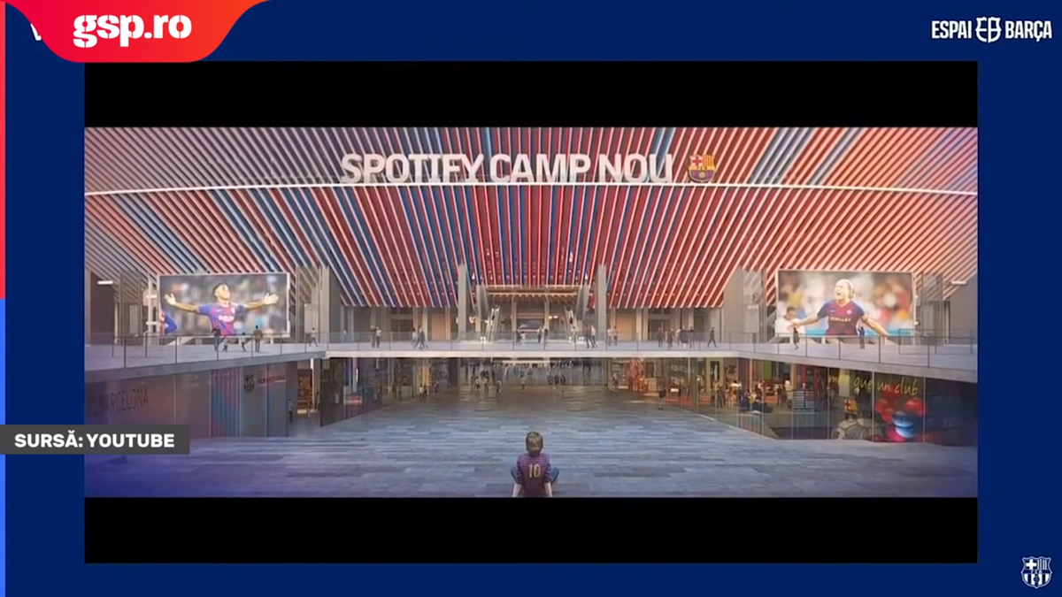 Imagini cu noul Camp Nou, arena Barcelonei