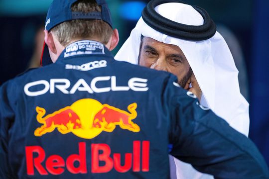 În dreapta, lângă Max Verstappen, Mohammed Ben Sulayem // foto: Guliver/gettyimages