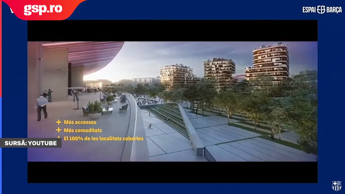 Imagini spectaculoase » Cum va arăta Camp Nou după reconstrucție