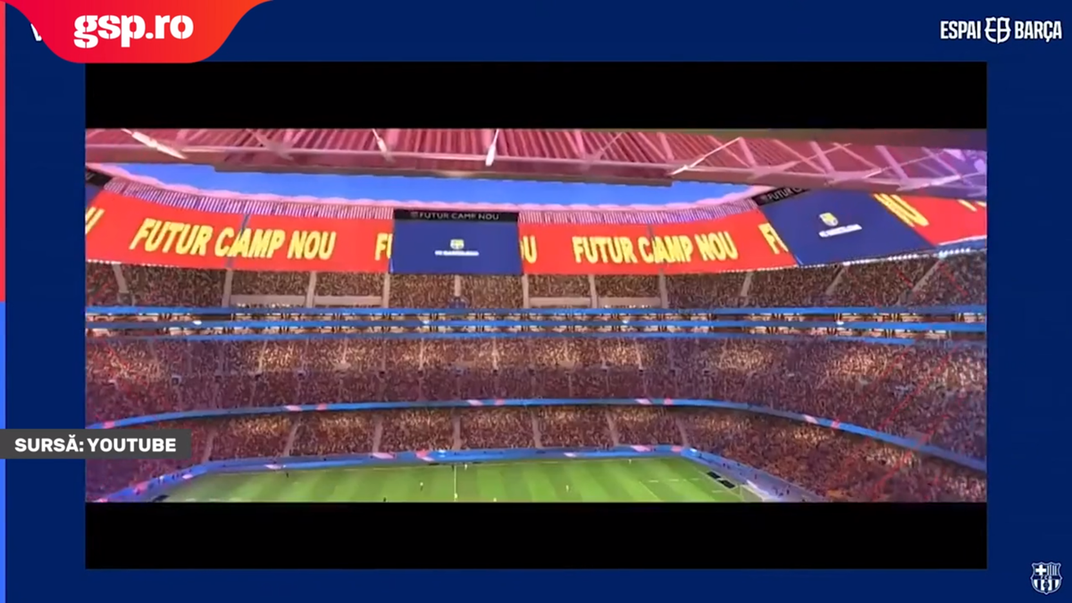 Imagini spectaculoase » Cum va arăta Camp Nou după reconstrucție