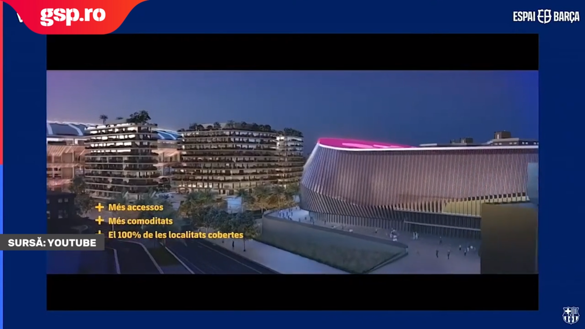 Imagini spectaculoase » Cum va arăta Camp Nou după reconstrucție