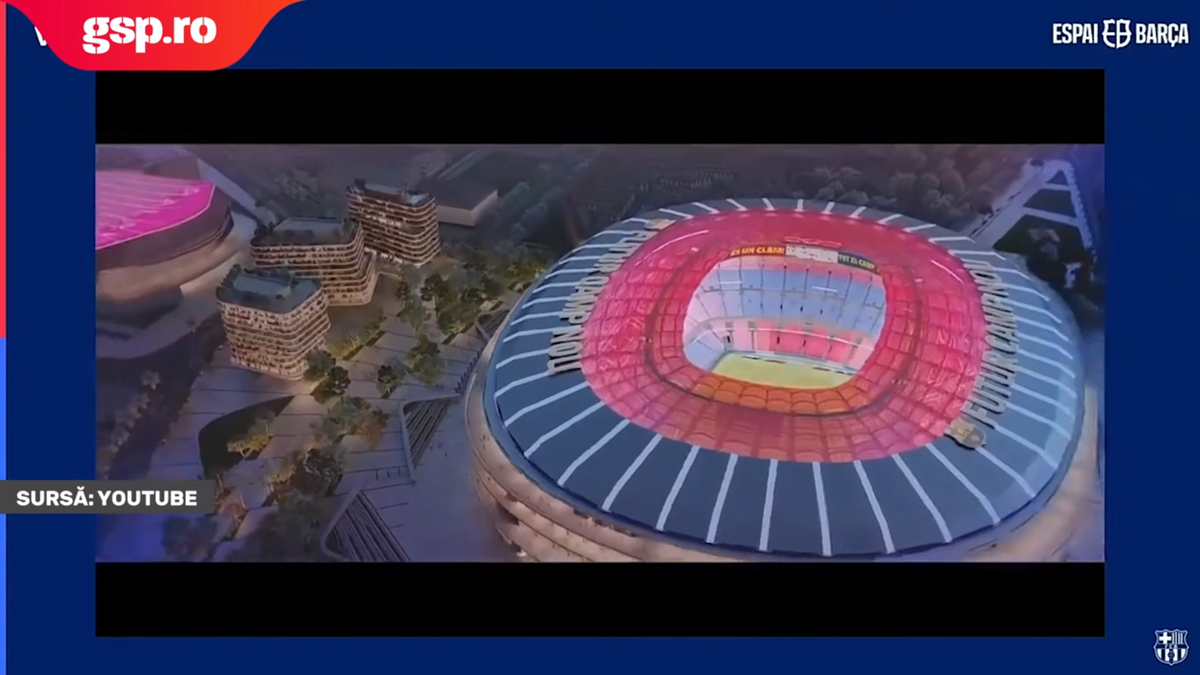 Bun de joc pentru Barcelona » Iată cum arată noul Camp Nou după doi ani de lucrări!