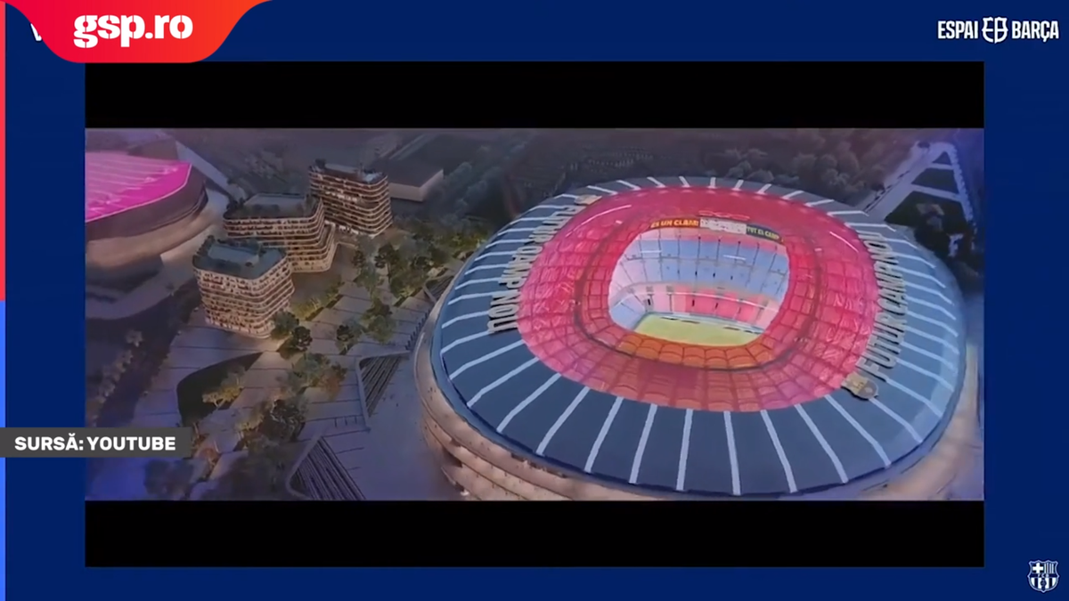 Imagini cu noul Camp Nou, arena Barcelonei