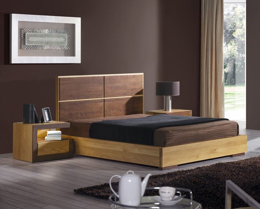 Simte natura în casa ta: Alege pat din lemn masiv