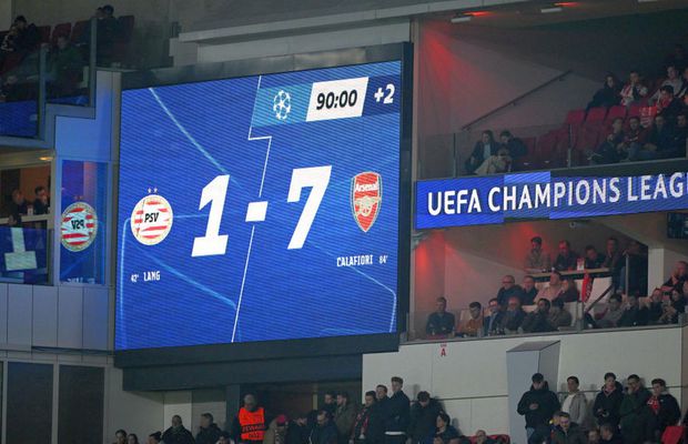 Presa din Olanda nu are milă de PSV, după eșecul la scor astronomic, 1-7, din Liga Campionilor